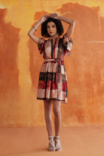 Load image into Gallery viewer, RUFFLE SHORT DRESS-DRIP