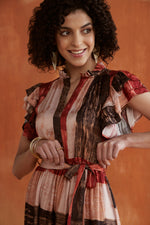 Load image into Gallery viewer, RUFFLE SHORT DRESS-DRIP