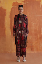 Load image into Gallery viewer, HOODIE C0-ORD SET- SAMPLE PRINT