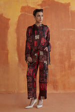 Load image into Gallery viewer, HOODIE C0-ORD SET- SAMPLE PRINT