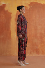 Load image into Gallery viewer, HOODIE C0-ORD SET- SAMPLE PRINT