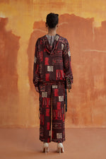 Load image into Gallery viewer, HOODIE C0-ORD SET- SAMPLE PRINT