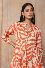 Load image into Gallery viewer, COTTON SHORT DRESS-FLORA