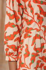 Load image into Gallery viewer, COTTON SHORT DRESS-FLORA