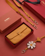 Load image into Gallery viewer, SELENA MINI SATCHEL BAG-OCHRE