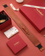 Load image into Gallery viewer, CRAY- MINIMALIST LEATHER BELT TAN