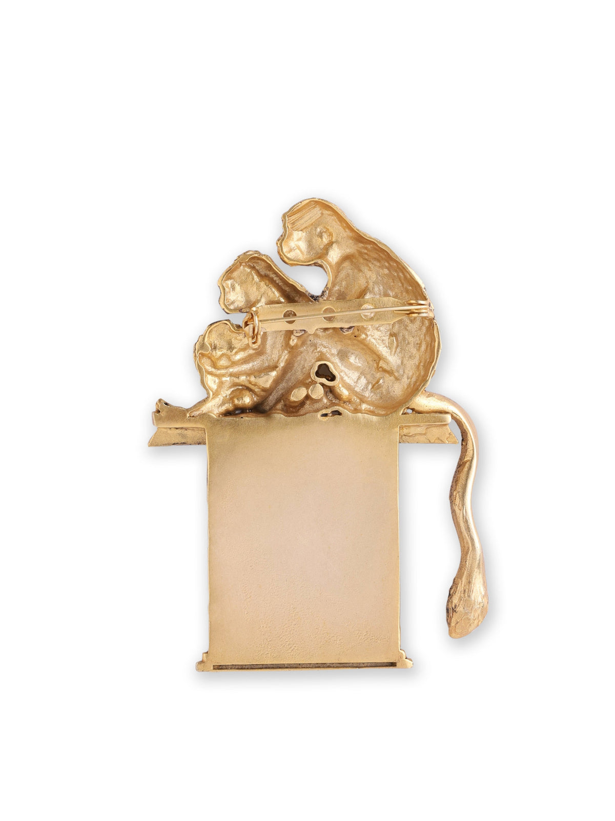 Monkey Festive Brooch- Parivar