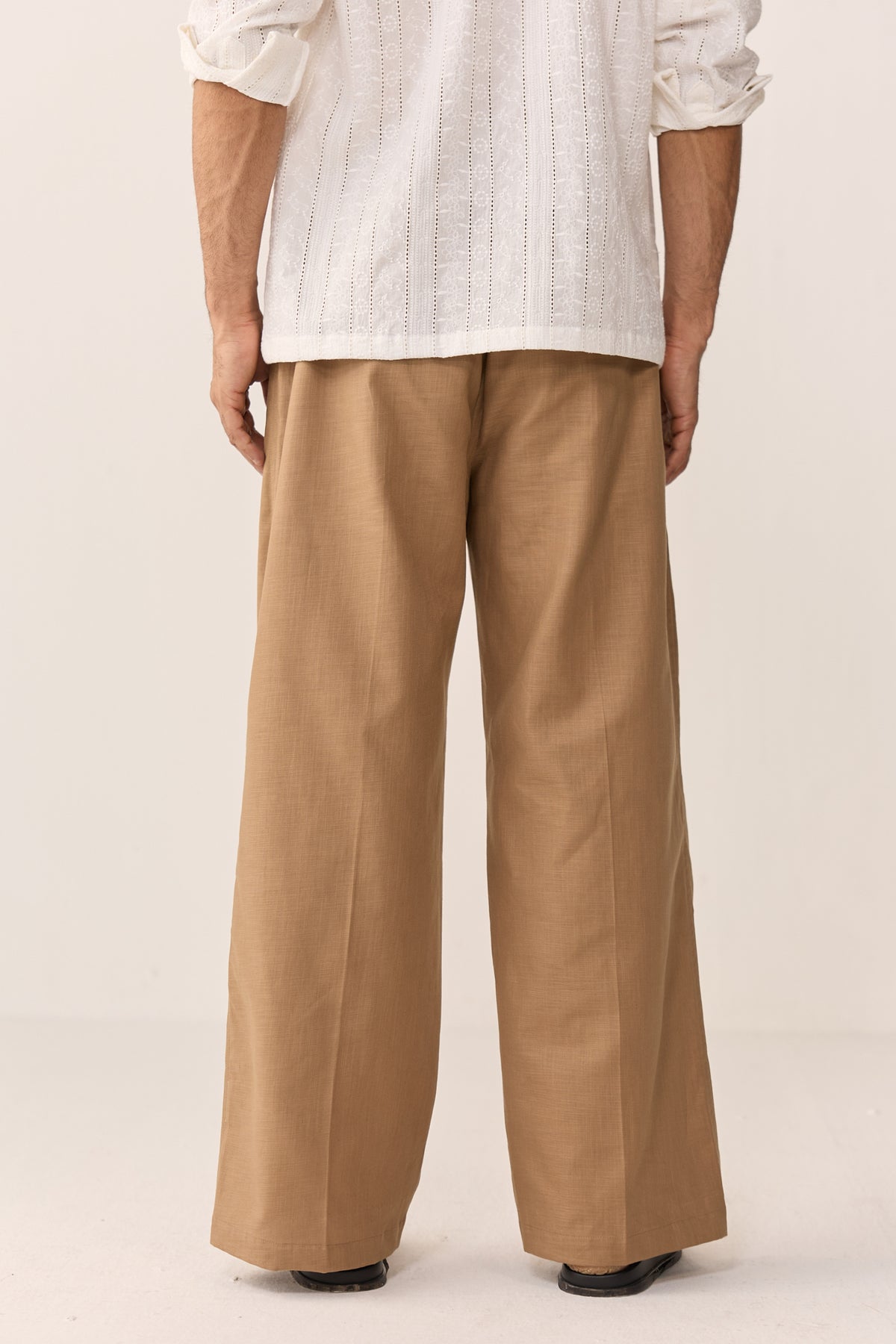 SUMMER LINEN PANT-BURNT CHAI