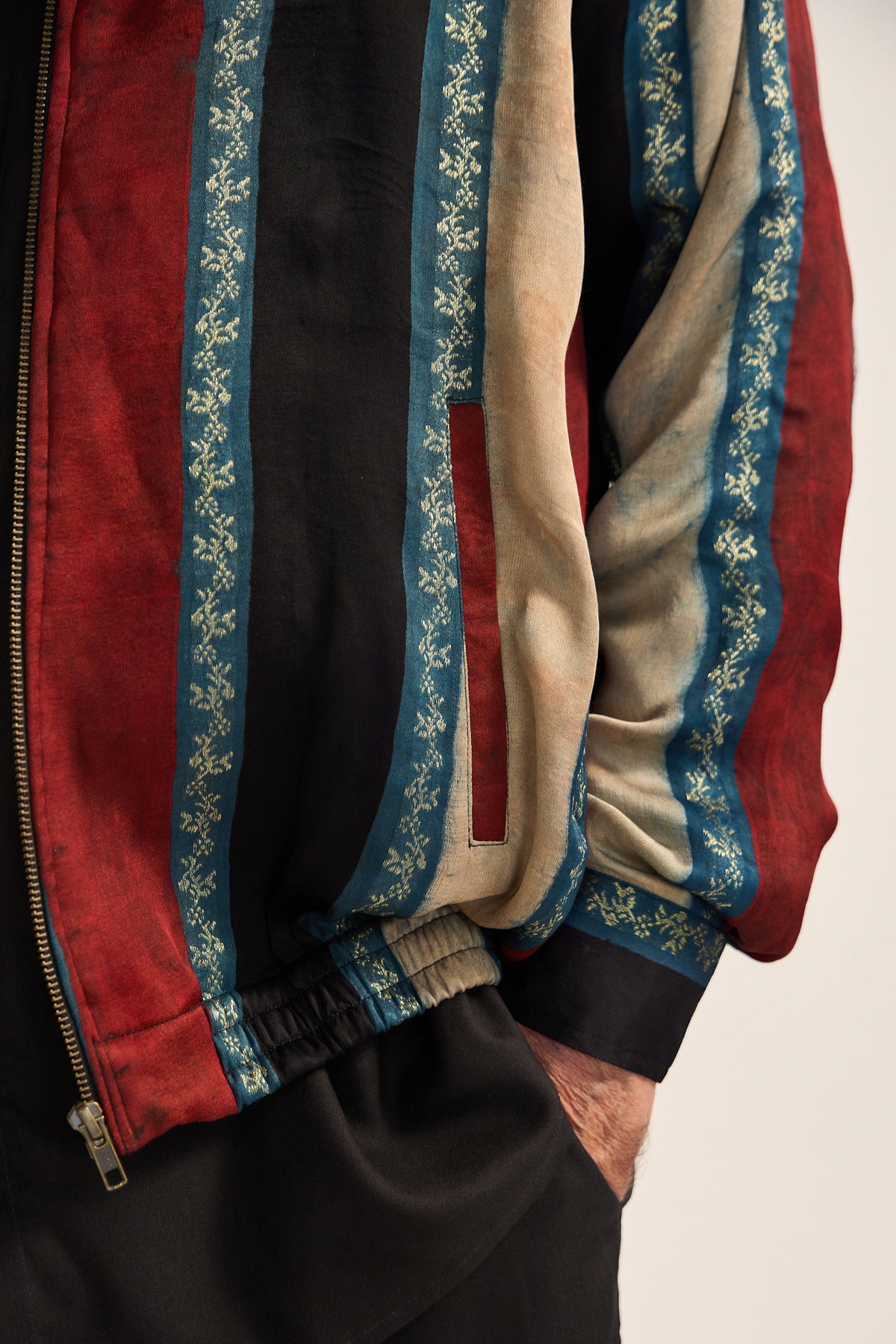Alfaz Bomber Jacket-Ajrak