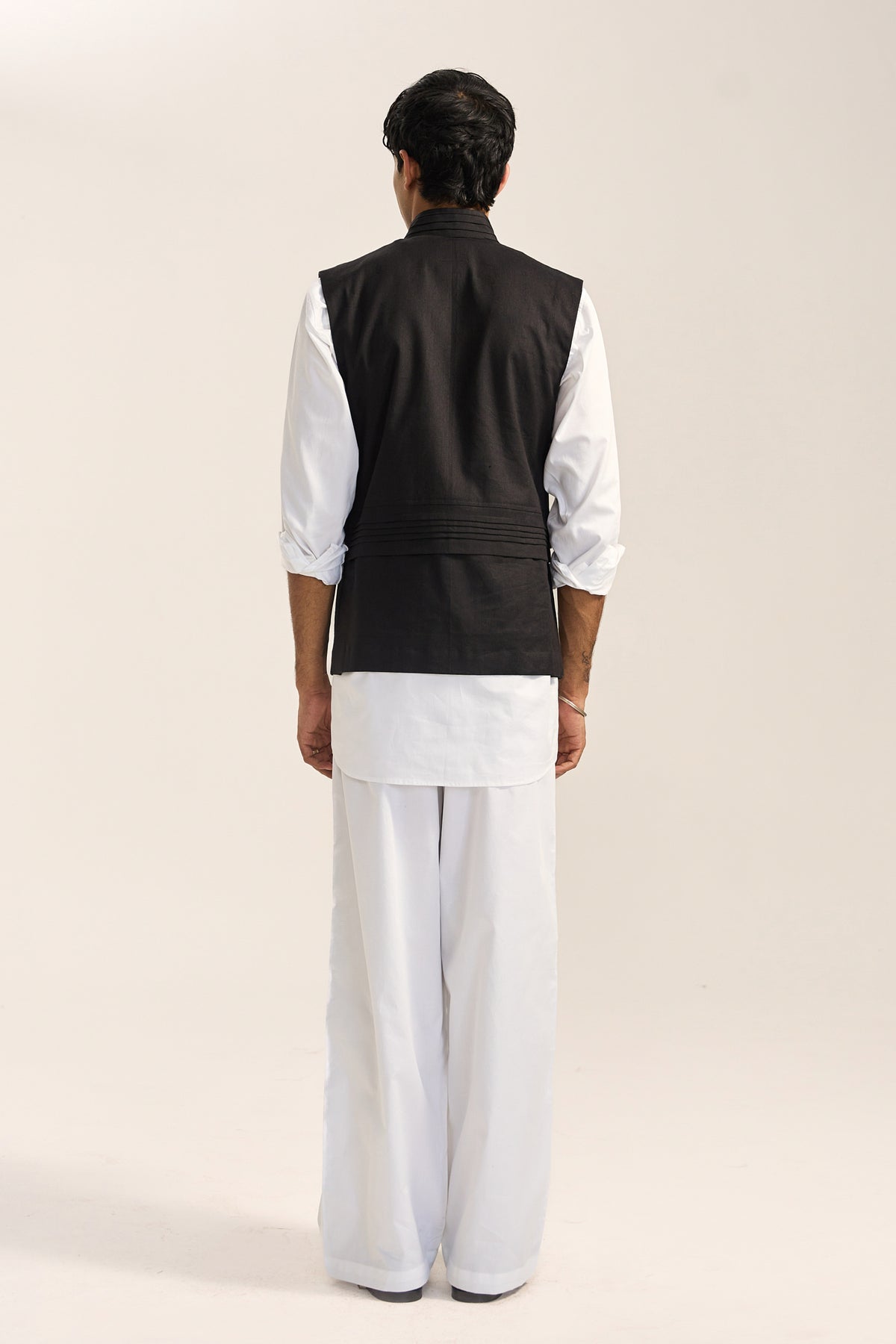 Braham Nehru Jacket- Black