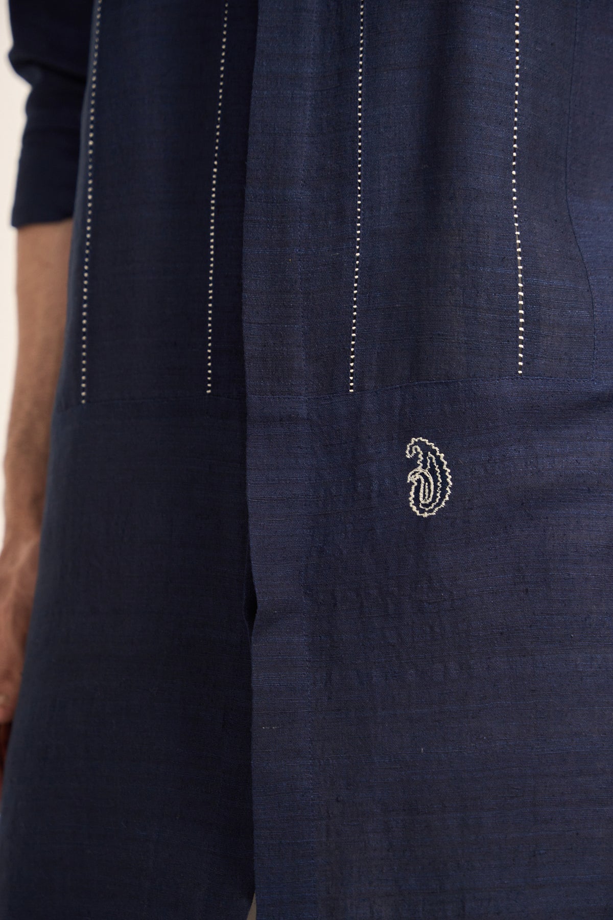 Arth Silk Kurta Set-Kids
