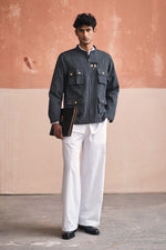 Load image into Gallery viewer, POET JACKET-HANDLOOM COTTON