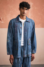 Load image into Gallery viewer, ARTIST SHACKET-DENIM