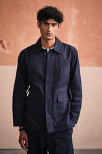 Load image into Gallery viewer, OXFORDSHIRE SHACKET-NAVY