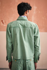 Load image into Gallery viewer, ALVARO CROPPED JACKET - SAGE