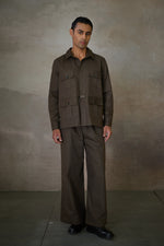 Load image into Gallery viewer, SAHEB SHIRT SET- FORMAL EDIT OLIVE