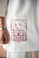 Load image into Gallery viewer, JAIPUR KURTA SET- SUMMER WHITE