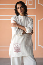 Load image into Gallery viewer, JAIPUR KURTA SET- SUMMER WHITE