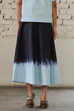 Load image into Gallery viewer, TONK DRIP SKIRT- BLUE