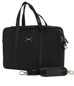 Load image into Gallery viewer, FREDDY CANVAS LAPTOP BAG-BLACK