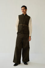 Load image into Gallery viewer, CORDUROY HUNTER JACKET SET-OLIVE ( Set Of 2)