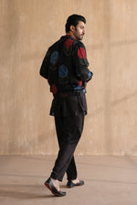 Load image into Gallery viewer, MANAV BOMBER JACKET-BLACK