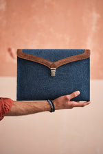 Load image into Gallery viewer, PORTLAND LAPTOP SLEEVE- DENIM
