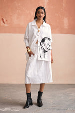 Load image into Gallery viewer, THE DALI OVERSIZED SHIRT-WHITE