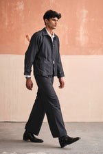 Load image into Gallery viewer, PINSTRIPE BUTTON DOWN JACKET SET