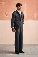 Load image into Gallery viewer, PINSTRIPE BUTTON DOWN JACKET SET