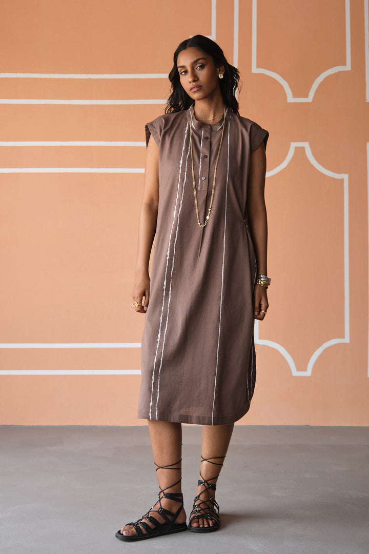 WEEKEND DRESS-DODDLE STRIPES