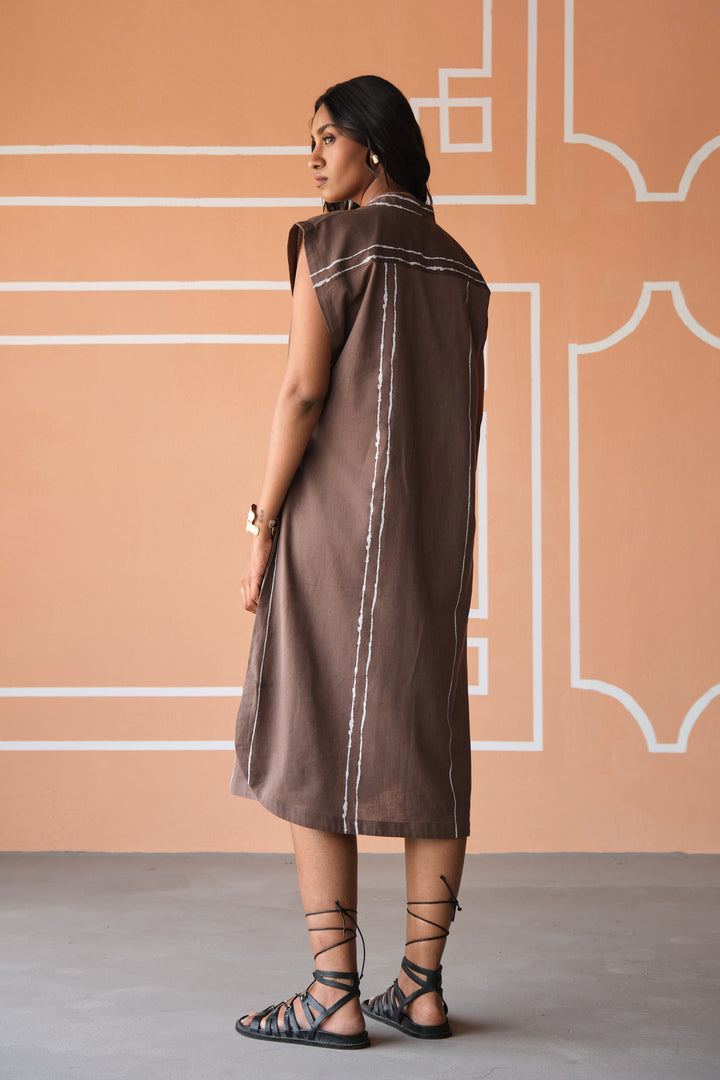 WEEKEND DRESS-DODDLE STRIPES