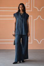 Load image into Gallery viewer, SEHER SUMMER SET-NAVY