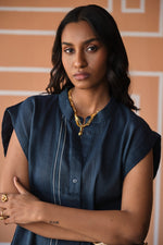 Load image into Gallery viewer, SEHER SUMMER SET-NAVY