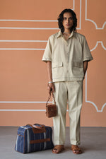 Load image into Gallery viewer, DOODLE SHIRT SET- BEIGE