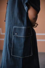 Load image into Gallery viewer, SUMMER DRESS-NAVY
