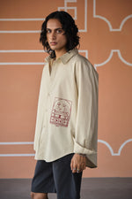 Load image into Gallery viewer, JAIPUR OVERSIZED SHIRT- MOHALLA