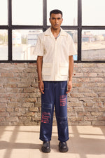 Load image into Gallery viewer, EMBROIDERED CUBAN COLLAR SHIRT