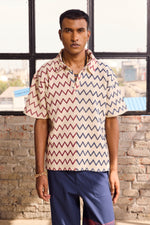 Load image into Gallery viewer, CROCHET TEE-CHEVRON