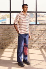 Load image into Gallery viewer, CROCHET TEE-CHEVRON