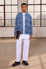 Load image into Gallery viewer, SHAYAR SET- INDIGO (SET OF 3)