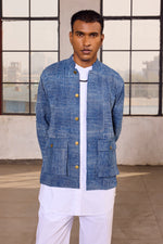 Load image into Gallery viewer, SHAYAR SET- INDIGO (SET OF 3)