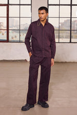 Load image into Gallery viewer, MONK SHIRT- STONED BLACK