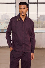 Load image into Gallery viewer, MONK SHIRT- STONED BLACK