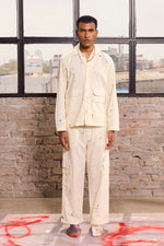 Load image into Gallery viewer, ARTIST CO-ORD SET-OFF WHITE