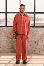 Load image into Gallery viewer, MONK SHIRT- CRAYON RED