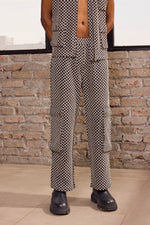 Load image into Gallery viewer, BOYLE CROCHET WIDE PANTS