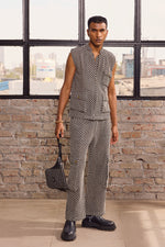 Load image into Gallery viewer, BOYLE CROCHET WIDE PANTS