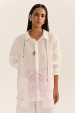 Load image into Gallery viewer, Johari Linen Shirt-Imprint