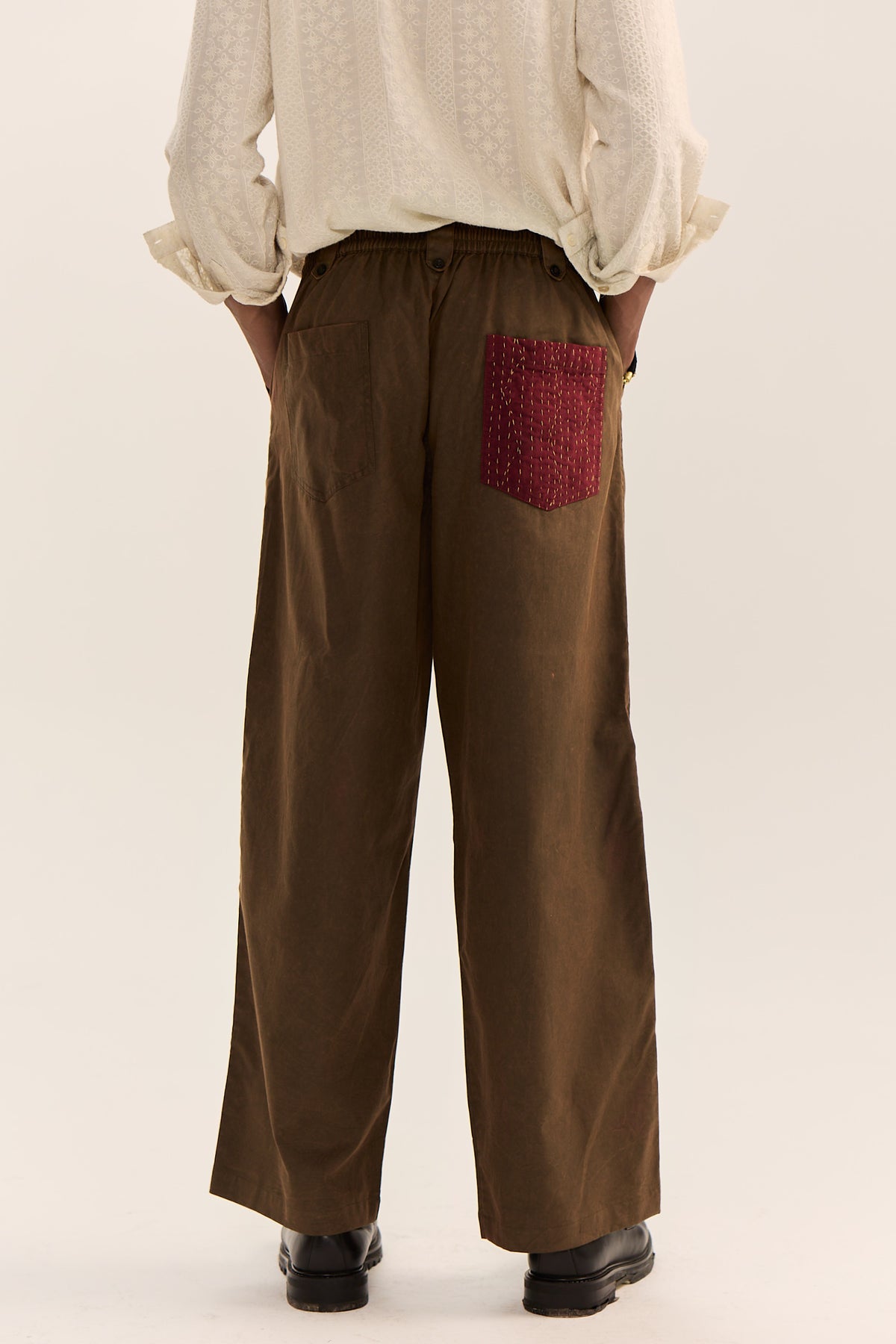 Rajputana Vintage Pants- Olive